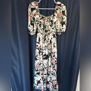 Midi floral dress